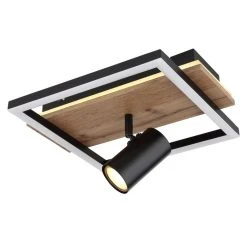 Globo KASSU Deckenleuchte LED Schwarz, Weiß, Holzoptik, 1-flammig 13 Globo KASSU Deckenleuchte LED Schwarz, Weiß, Holzoptik, 1-flammig -LED Leuchten Verkäufe 2022 globo kassu deckenleuchte 67305d 6