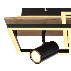 Globo KASSU Deckenleuchte LED Schwarz, Weiß, Holzoptik, 2-flammig 13 Globo KASSU Deckenleuchte LED Schwarz, Weiß, Holzoptik, 2-flammig -LED Leuchten Verkäufe 2022 globo kassu deckenleuchte 67305d1 5