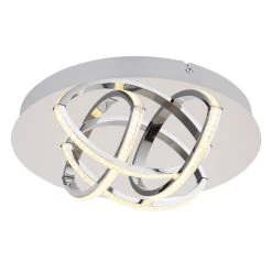 Globo KEANA Deckenleuchte LED Chrom, 1-flammig