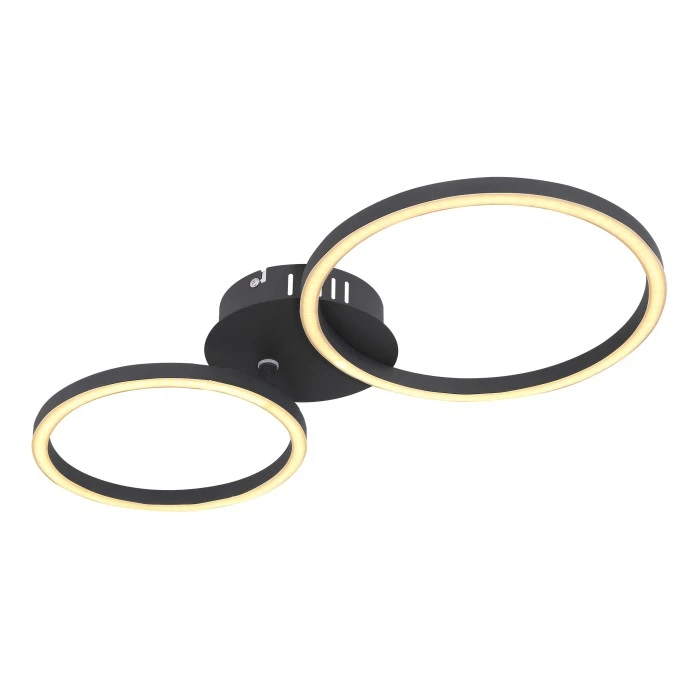 Globo KENDY Deckenleuchte LED Schwarz, 1-flammig 1 Globo KENDY Deckenleuchte LED Schwarz, 1-flammig