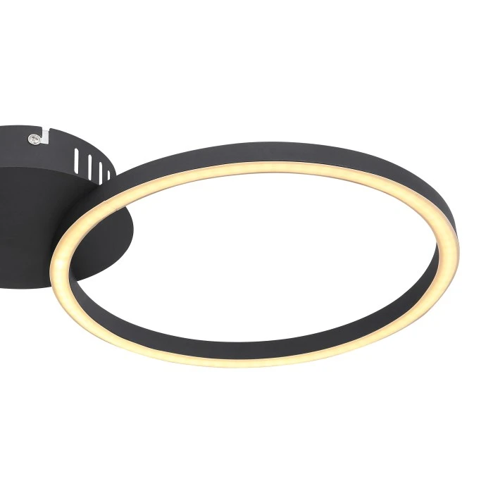 Globo KENDY Deckenleuchte LED Schwarz, 1-flammig 5 Globo KENDY Deckenleuchte LED Schwarz, 1-flammig – Bild 5