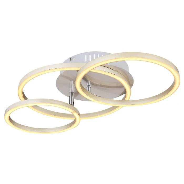 Globo KENDY Deckenleuchte LED Nickel-Matt, 1-flammig 1 Globo KENDY Deckenleuchte LED Nickel-Matt, 1-flammig