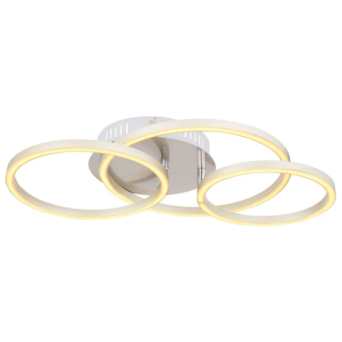 Globo KENDY Deckenleuchte LED Nickel-Matt, 1-flammig 4 Globo KENDY Deckenleuchte LED Nickel-Matt, 1-flammig – Bild 4