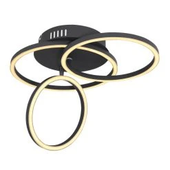 Globo KENDY Deckenleuchte LED Schwarz, 1-flammig -LED Leuchten Verkäufe 2022 globo kendy deckenleuchte 67233 30s 5