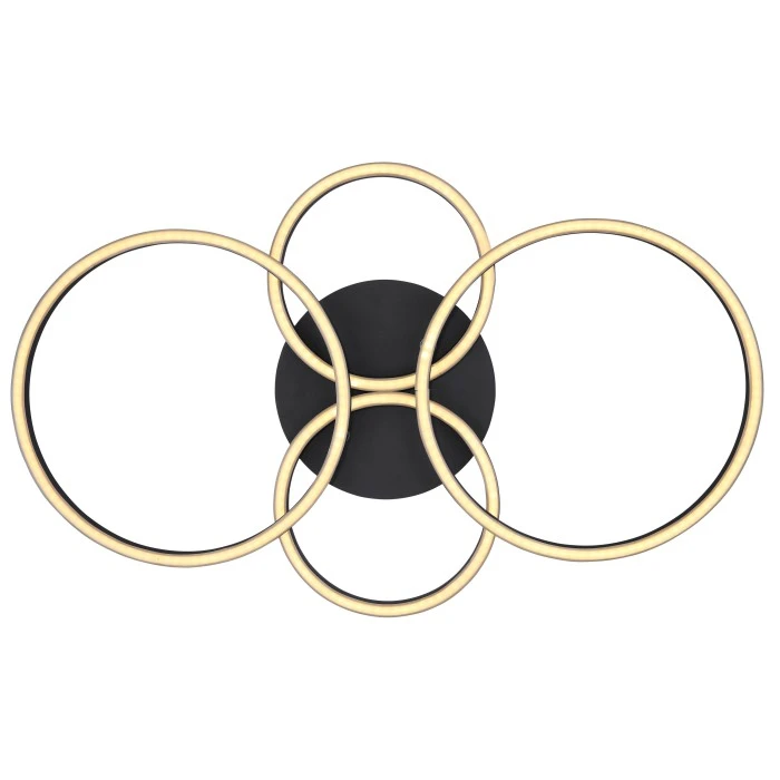 Globo KENDY Deckenleuchte LED Schwarz, 1-flammig 5 Globo KENDY Deckenleuchte LED Schwarz, 1-flammig – Bild 5