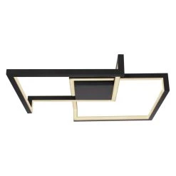 Globo KERASIA Deckenleuchte LED Schwarz, 1-flammig, Fernbedienung -LED Leuchten Verkäufe 2022 globo kerasia deckenleuchte 67235 55 2