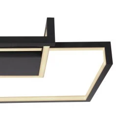 Globo KERASIA Deckenleuchte LED Schwarz, 1-flammig, Fernbedienung -LED Leuchten Verkäufe 2022 globo kerasia deckenleuchte 67235 55 4