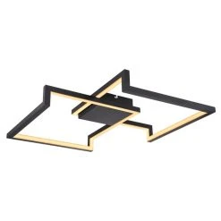 Globo KERASIA Deckenleuchte LED Schwarz, 1-flammig, Fernbedienung -LED Leuchten Verkäufe 2022 globo kerasia deckenleuchte 67235 55 5