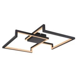 Globo KERASIA Deckenleuchte LED Schwarz, 1-flammig, Fernbedienung -LED Leuchten Verkäufe 2022 globo kerasia deckenleuchte 67235 55 7