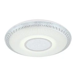 Globo KLEMENS Deckenleuchte LED Weiß, 1-flammig, Fernbedienung -LED Leuchten Verkäufe 2022 globo klemens deckenleuchte 48411 40 5