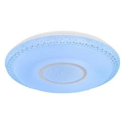 Globo KLEMENS Deckenleuchte LED Weiß, 2-flammig, Fernbedienung, Farbwechsler -LED Leuchten Verkäufe 2022 globo klemens deckenleuchte 48411 40rgb 8