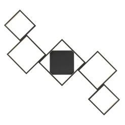 Globo KURIO Deckenleuchte LED Schwarz, 1-flammig, Fernbedienung -LED Leuchten Verkäufe 2022 globo kurio deckenleuchte 67236 58b 3