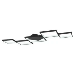 Globo KURIO Deckenleuchte LED Schwarz, 1-flammig, Fernbedienung -LED Leuchten Verkäufe 2022 globo kurio deckenleuchte 67236 58b 6