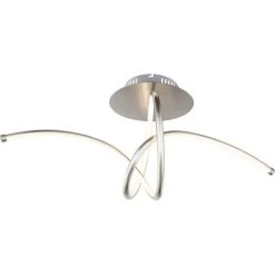 Globo Kyle Deckenleuchte LED Nickel-Matt, 1-flammig