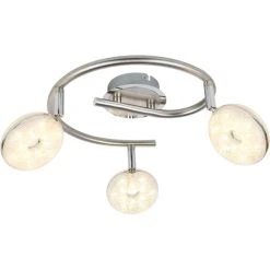 Globo LAILA Deckenleuchte LED Nickel-Matt, 3-flammig -LED Leuchten Verkäufe 2022 globo laila deckenleuchte 56123 3 2