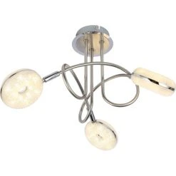 Globo LAILA Deckenleuchte LED Nickel-Matt, 3-flammig 5 Globo LAILA Deckenleuchte LED Nickel-Matt, 3-flammig -LED Leuchten Verkäufe 2022 globo laila deckenleuchte 56123 3d 2