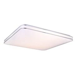 Globo LASSY Deckenleuchte LED Weiß, 1-flammig, Fernbedienung -LED Leuchten Verkäufe 2022 globo lassy deckenleuchte 48406 48sh 5