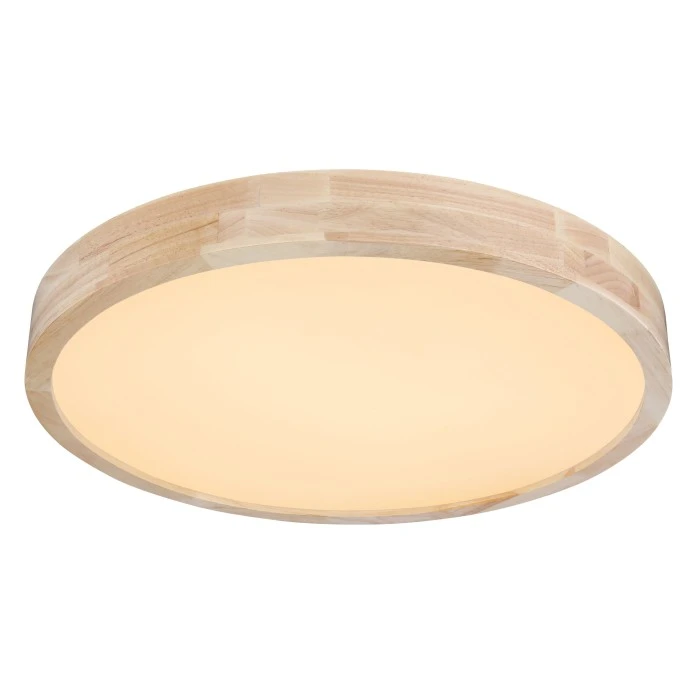 Globo LEANARA Deckenleuchte LED Holz hell, 1-flammig, Fernbedienung, Farbwechsler 4 Globo LEANARA Deckenleuchte LED Holz hell, 1-flammig, Fernbedienung, Farbwechsler – Bild 4