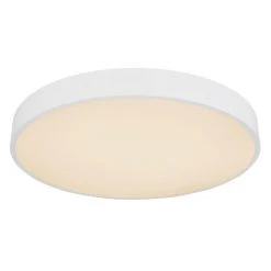 Globo LEANARA Deckenleuchte LED Weiß, 1-flammig, Fernbedienung