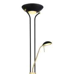 Globo LEONAS Deckenfluter LED Messing, Schwarz, 1-flammig -LED Leuchten Verkäufe 2022 globo leonas deckenfluter 59020b 2