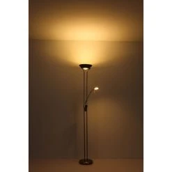 Globo LEONAS Deckenfluter LED Altmessing, 1-flammig -LED Leuchten Verkäufe 2022 globo leonas deckenfluter 59040a 6