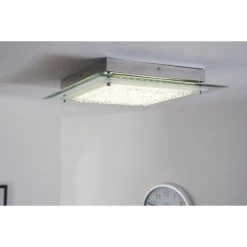 Globo LIANA Deckenleuchte LED Chrom, 1-flammig 12 Globo LIANA Deckenleuchte LED Chrom, 1-flammig -LED Leuchten Verkäufe 2022 globo liana deckenleuchte 49301 4