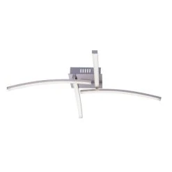 Globo LONG Deckenleuchte LED Nickel-Matt, 1-flammig -LED Leuchten Verkäufe 2022 globo long deckenleuchte 67098 24 2