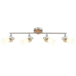 Globo LORI Deckenstrahler LED Nickel-Matt, 4-flammig