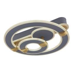 Globo MARGY Deckenleuchte LED Grau, Gold, 1-flammig, Fernbedienung 23 Globo MARGY Deckenleuchte LED Grau, Gold, 1-flammig, Fernbedienung -LED Leuchten Verkäufe 2022 globo margy deckenleuchte 48447 48 11