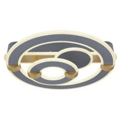 Globo MARGY Deckenleuchte LED Grau, Gold, 1-flammig, Fernbedienung 14 Globo MARGY Deckenleuchte LED Grau, Gold, 1-flammig, Fernbedienung -LED Leuchten Verkäufe 2022 globo margy deckenleuchte 48447 48 2