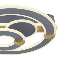 Globo MARGY Deckenleuchte LED Grau, Gold, 1-flammig, Fernbedienung 16 Globo MARGY Deckenleuchte LED Grau, Gold, 1-flammig, Fernbedienung -LED Leuchten Verkäufe 2022 globo margy deckenleuchte 48447 48 4