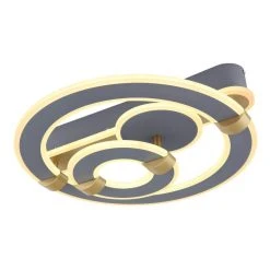 Globo MARGY Deckenleuchte LED Grau, Gold, 1-flammig, Fernbedienung 17 Globo MARGY Deckenleuchte LED Grau, Gold, 1-flammig, Fernbedienung -LED Leuchten Verkäufe 2022 globo margy deckenleuchte 48447 48 5