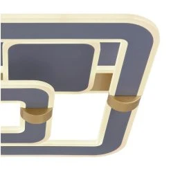 Globo MARGY Deckenleuchte LED Grau, Gold, 1-flammig, Fernbedienung 13 Globo MARGY Deckenleuchte LED Grau, Gold, 1-flammig, Fernbedienung -LED Leuchten Verkäufe 2022 globo margy deckenleuchte 48447 56 4