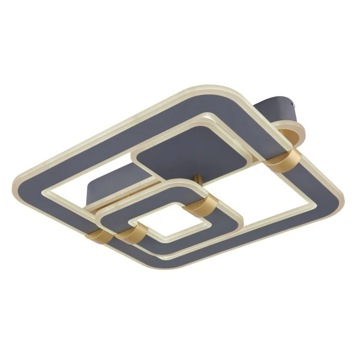 Globo MARGY Deckenleuchte LED Grau, Gold, 1-flammig, Fernbedienung 9 Globo MARGY Deckenleuchte LED Grau, Gold, 1-flammig, Fernbedienung – Bild 9