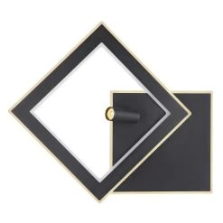 Globo MARIAN Deckenleuchte LED Schwarz, 1-flammig, Fernbedienung, Farbwechsler -LED Leuchten Verkäufe 2022 globo marian deckenleuchte 67302d 4