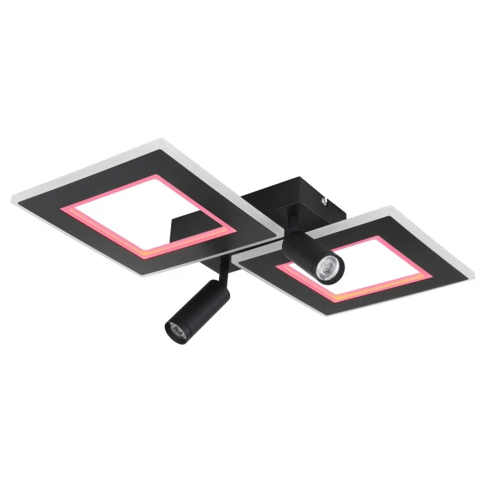 Globo MARIAN Deckenleuchte LED Schwarz, 1-flammig, Fernbedienung, Farbwechsler 14 Globo MARIAN Deckenleuchte LED Schwarz, 1-flammig, Fernbedienung, Farbwechsler – Bild 14