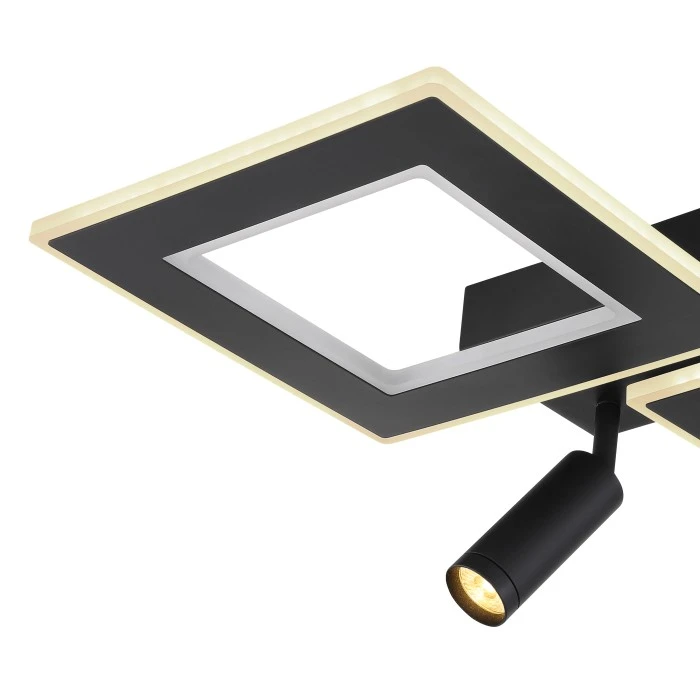 Globo MARIAN Deckenleuchte LED Schwarz, 1-flammig, Fernbedienung, Farbwechsler 6 Globo MARIAN Deckenleuchte LED Schwarz, 1-flammig, Fernbedienung, Farbwechsler – Bild 6