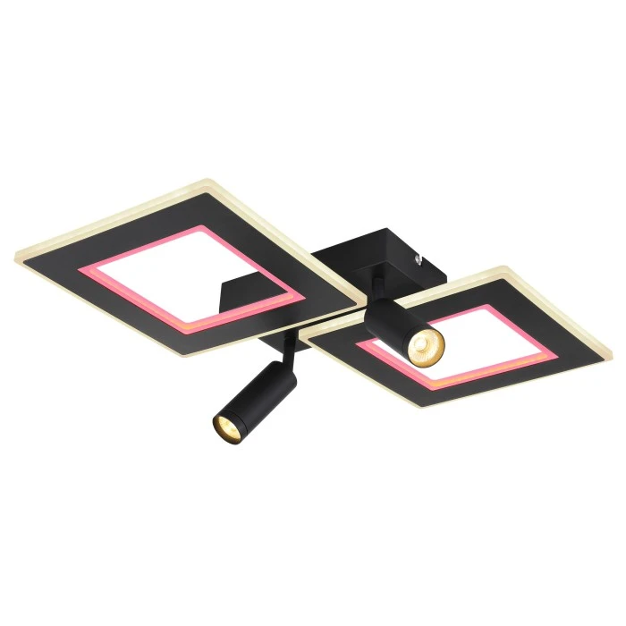 Globo MARIAN Deckenleuchte LED Schwarz, 1-flammig, Fernbedienung, Farbwechsler 9 Globo MARIAN Deckenleuchte LED Schwarz, 1-flammig, Fernbedienung, Farbwechsler – Bild 9