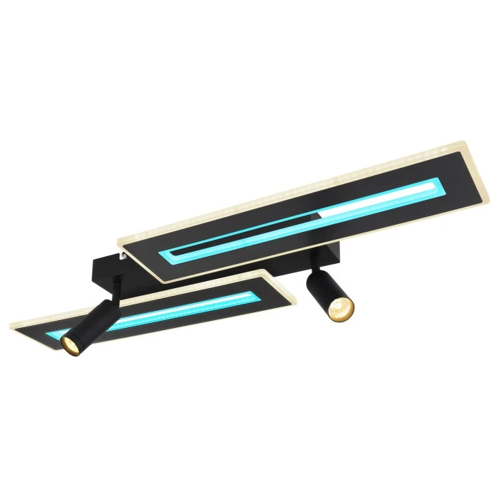 Globo MARIAN Deckenleuchte LED Schwarz, 1-flammig, Fernbedienung, Farbwechsler 11 Globo MARIAN Deckenleuchte LED Schwarz, 1-flammig, Fernbedienung, Farbwechsler – Bild 11