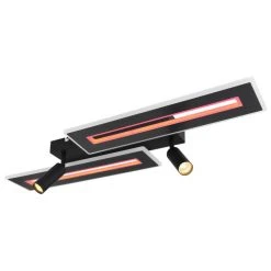 Globo MARIAN Deckenleuchte LED Schwarz, 1-flammig, Fernbedienung, Farbwechsler 29 Globo MARIAN Deckenleuchte LED Schwarz, 1-flammig, Fernbedienung, Farbwechsler -LED Leuchten Verkäufe 2022 globo marian deckenleuchte 67303d 12