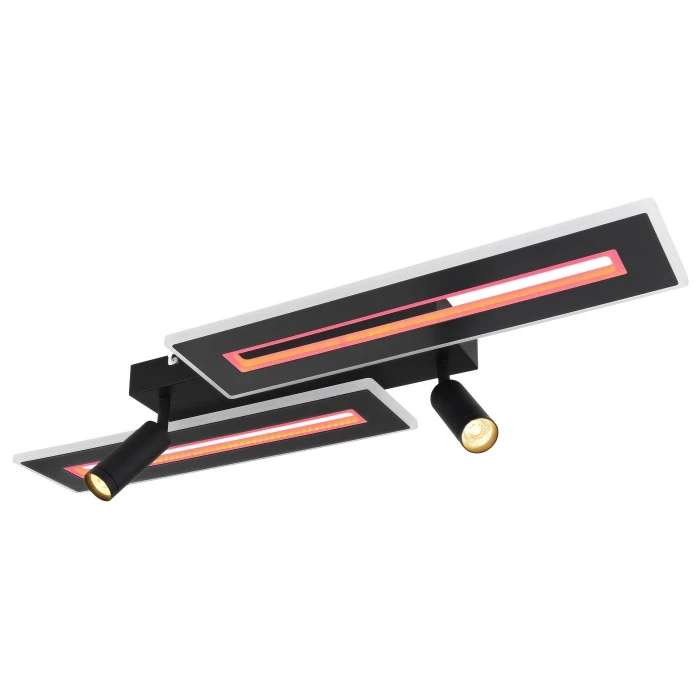 Globo MARIAN Deckenleuchte LED Schwarz, 1-flammig, Fernbedienung, Farbwechsler 13 Globo MARIAN Deckenleuchte LED Schwarz, 1-flammig, Fernbedienung, Farbwechsler – Bild 13