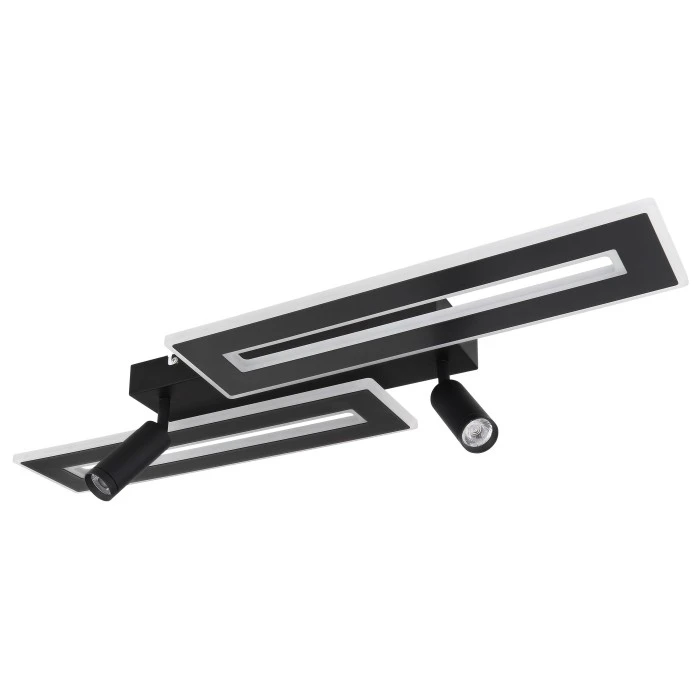 Globo MARIAN Deckenleuchte LED Schwarz, 1-flammig, Fernbedienung, Farbwechsler 3 Globo MARIAN Deckenleuchte LED Schwarz, 1-flammig, Fernbedienung, Farbwechsler – Bild 3