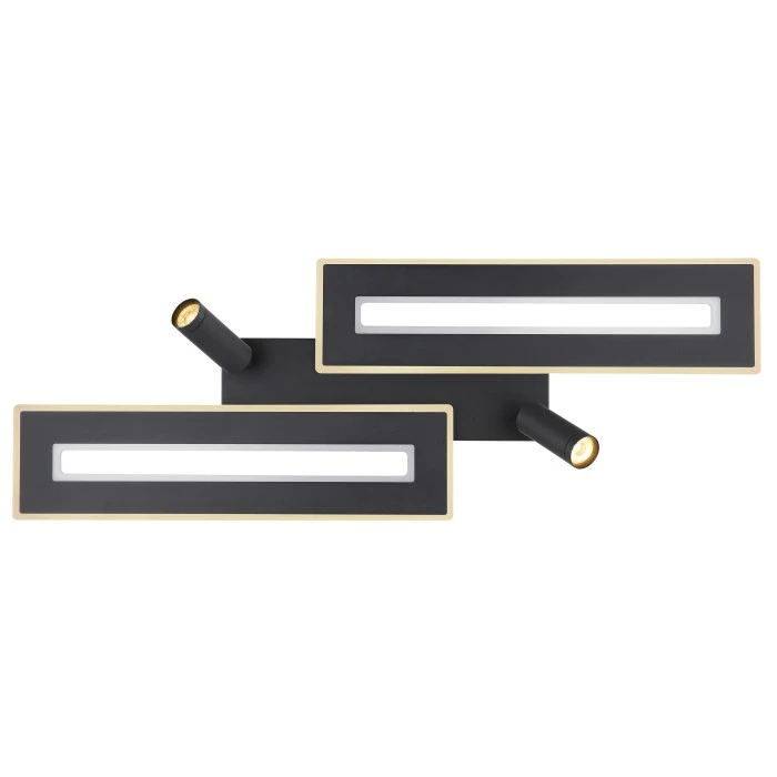 Globo MARIAN Deckenleuchte LED Schwarz, 1-flammig, Fernbedienung, Farbwechsler 5 Globo MARIAN Deckenleuchte LED Schwarz, 1-flammig, Fernbedienung, Farbwechsler – Bild 5