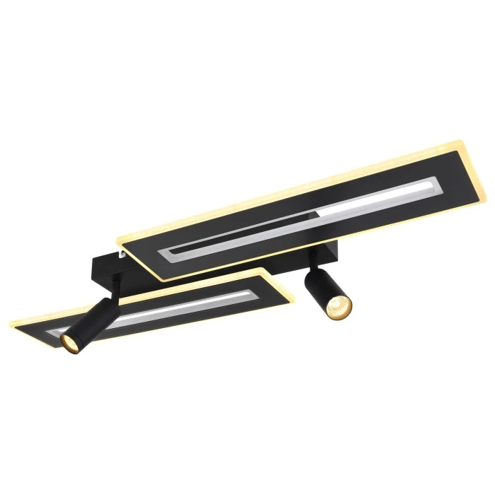 Globo MARIAN Deckenleuchte LED Schwarz, 1-flammig, Fernbedienung, Farbwechsler 7 Globo MARIAN Deckenleuchte LED Schwarz, 1-flammig, Fernbedienung, Farbwechsler – Bild 7