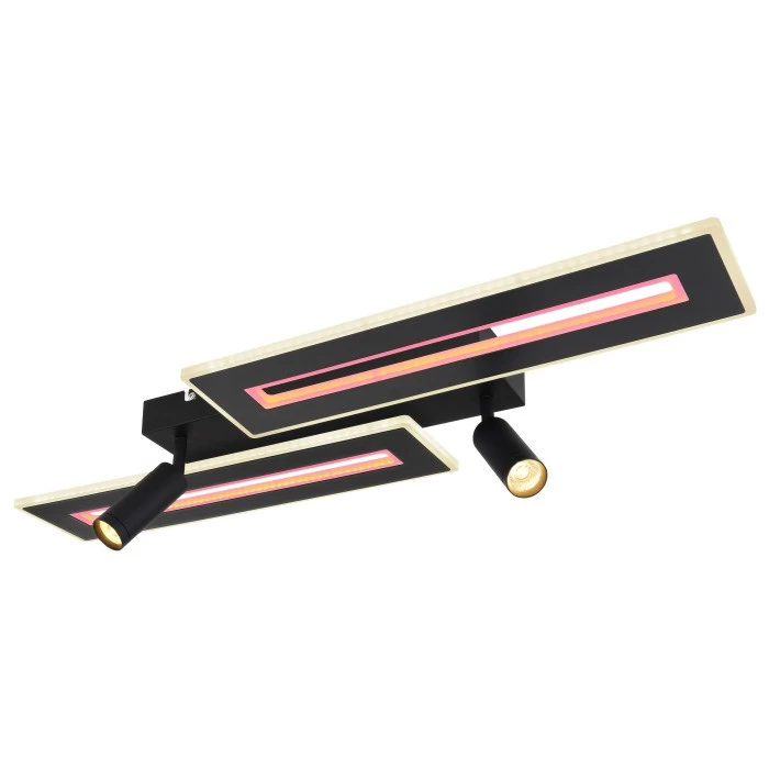 Globo MARIAN Deckenleuchte LED Schwarz, 1-flammig, Fernbedienung, Farbwechsler 9 Globo MARIAN Deckenleuchte LED Schwarz, 1-flammig, Fernbedienung, Farbwechsler – Bild 9