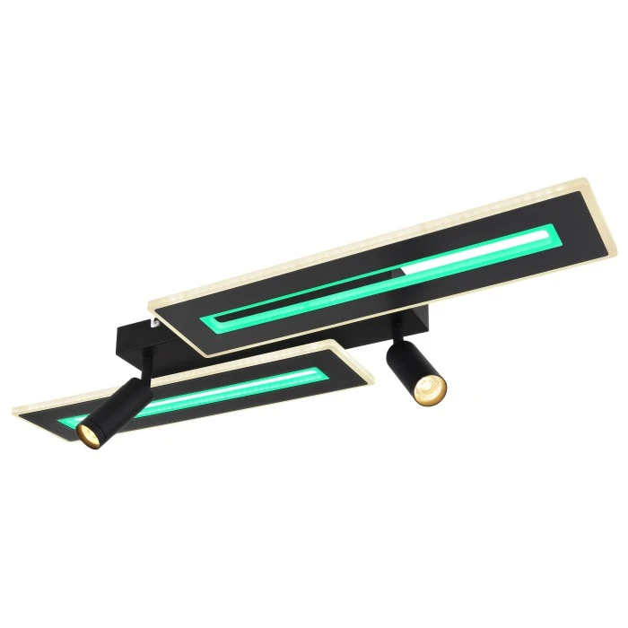 Globo MARIAN Deckenleuchte LED Schwarz, 1-flammig, Fernbedienung, Farbwechsler 10 Globo MARIAN Deckenleuchte LED Schwarz, 1-flammig, Fernbedienung, Farbwechsler – Bild 10