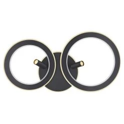 Globo MARIAN Deckenleuchte LED Schwarz, 1-flammig, Fernbedienung, Farbwechsler -LED Leuchten Verkäufe 2022 globo marian deckenleuchte 67304d2 3