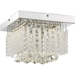 Globo MATHILDA Deckenleuchte LED Chrom, 1-flammig -LED Leuchten Verkäufe 2022 globo mathilda deckenleuchte 68396 12 2