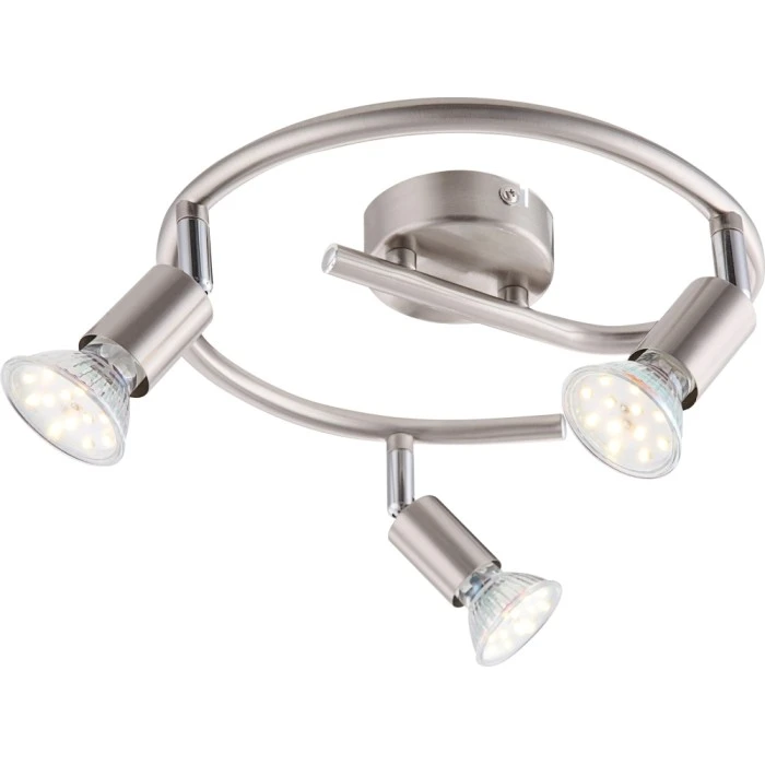 Globo MATRIX Deckenstrahler LED Nickel-Matt, 3-flammig 1 Globo MATRIX Deckenstrahler LED Nickel-Matt, 3-flammig
