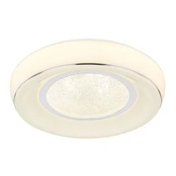 Globo MICKEY Deckenleuchte LED Weiß, 1-flammig, Fernbedienung